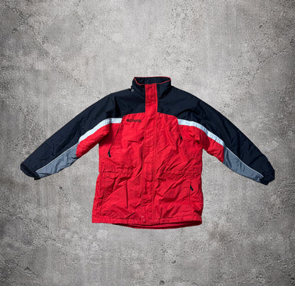 Parka rouge et noir Columbia – Taille 14/16 ans