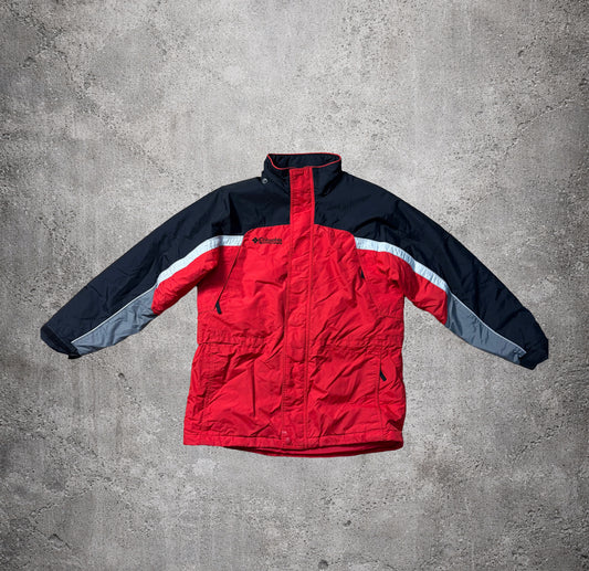 Parka rouge et noir Columbia – Taille 14/16 ans