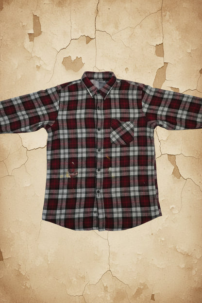 Chemise Flanelle Rouge et Noir - Taille L - By CHRIS