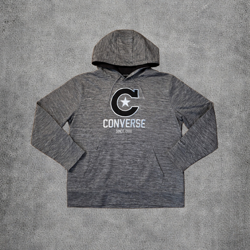 Hoodie gris - Converse - Taille L