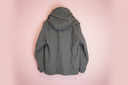 Veste chaude en laine grise – by Zainab