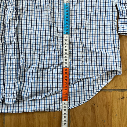 Chemise Ralph Lauren blanche à carreaux