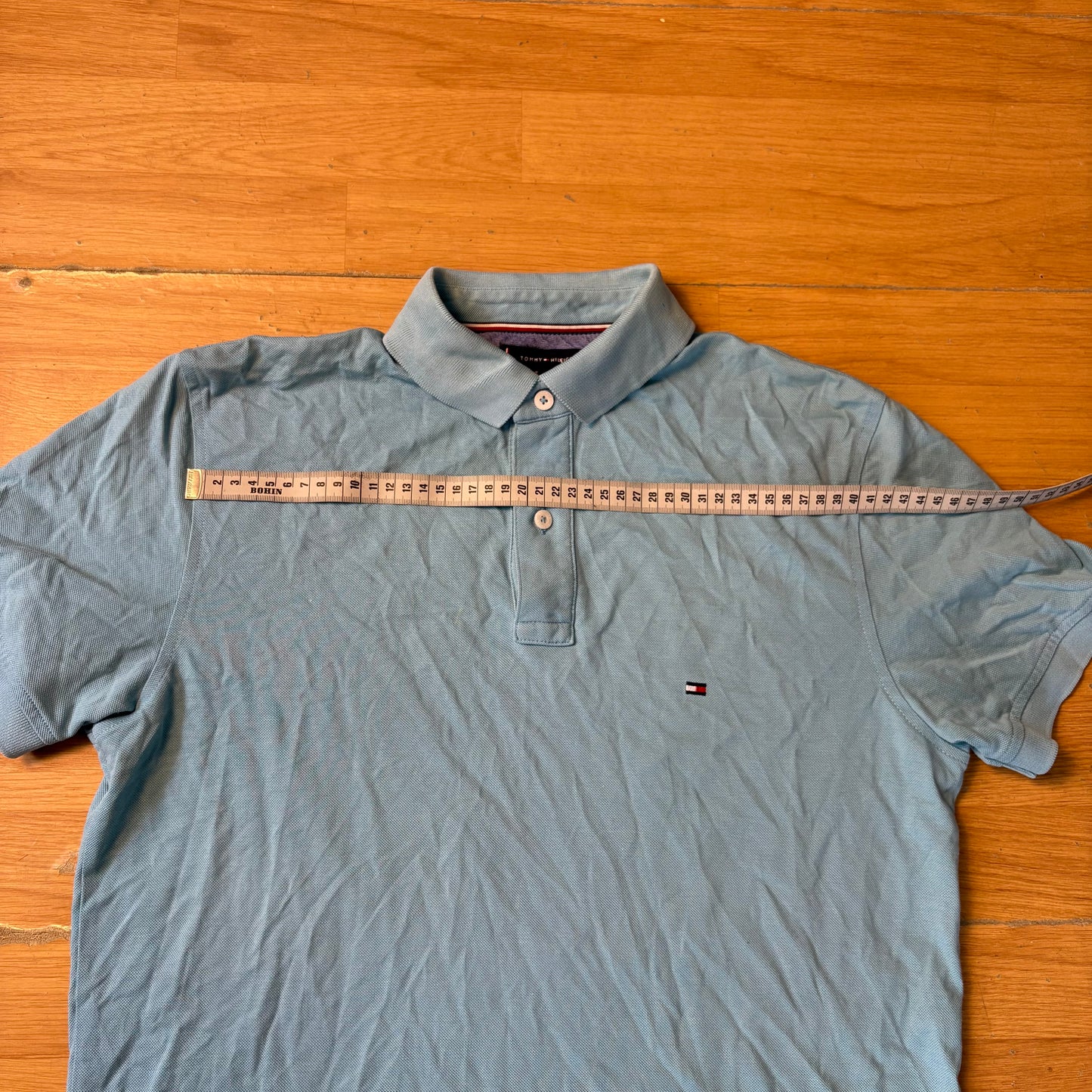 Polo turquoise - Tommy Hilfiger - Taille S