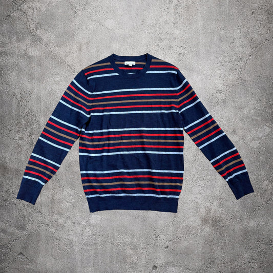 Pull en maille rayé bleu - Gap - Taille M