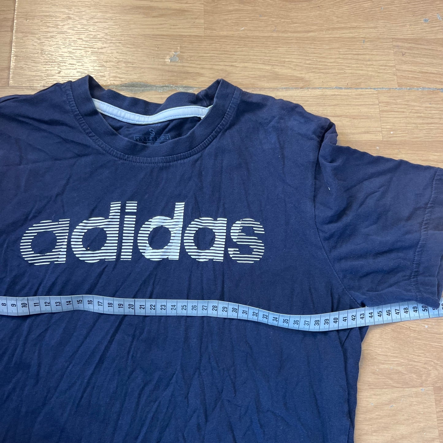 T-shirt bleu marine - Adidas (femme) - Taille S