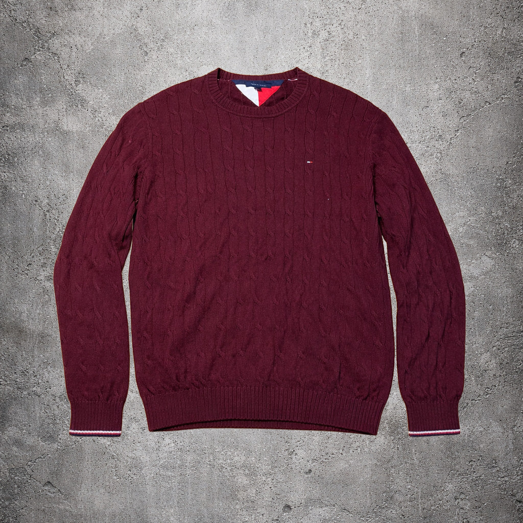 Pull bordeaux Tommy Hilfiger – Taille – 3XL