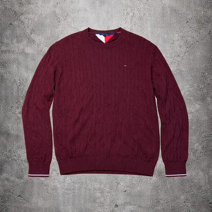 Pull bordeaux Tommy Hilfiger – Taille – 3XL