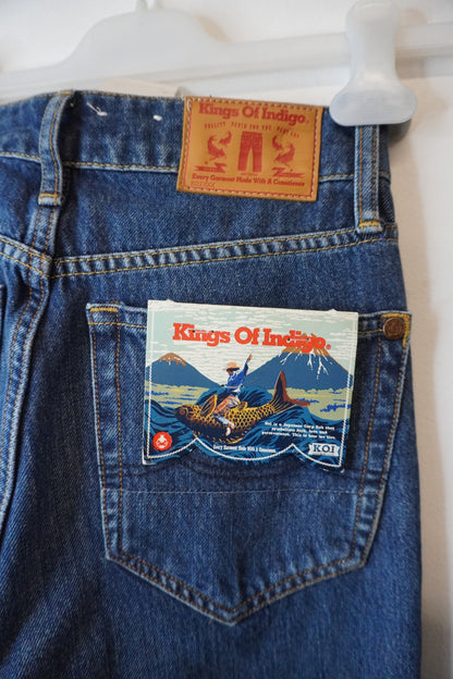 Jeans High Rise Straight - Kings of Indigo - by SARLOTTE - Taille : W24 L30