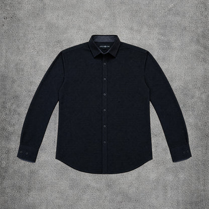 Chemise noire à pois - Beverly Hills Polo Club - Taille L