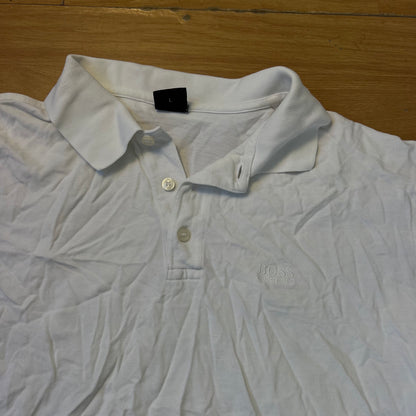 Polo blanc - Hugo Boss - Taille L