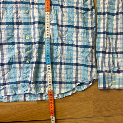 Chemise à carreaux bleu et blanc - Gap - Taille L