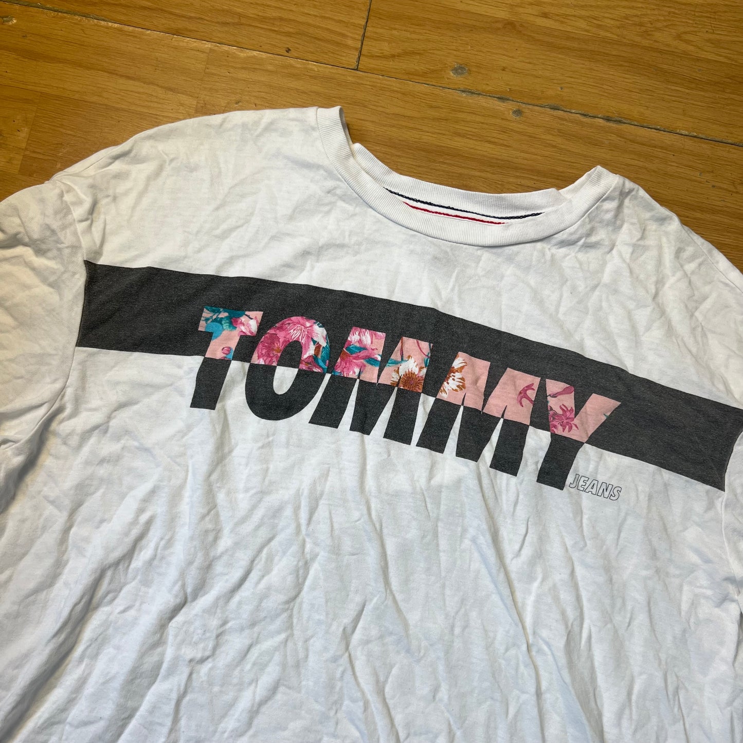 T-shirt crop fluide - Tommy Hilfiger - Taille S