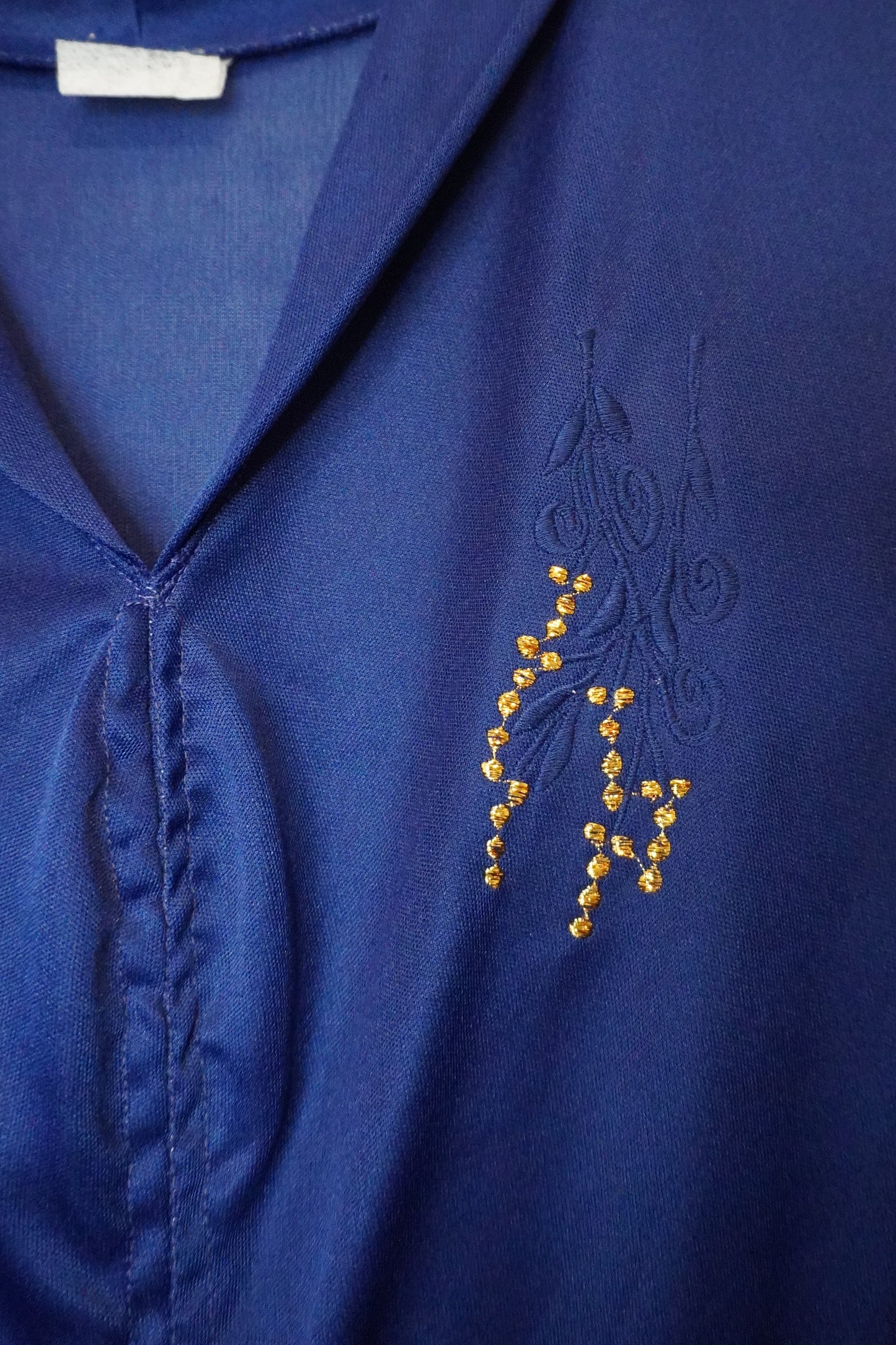 Robe Bleu Vintage - by BÉATRICE