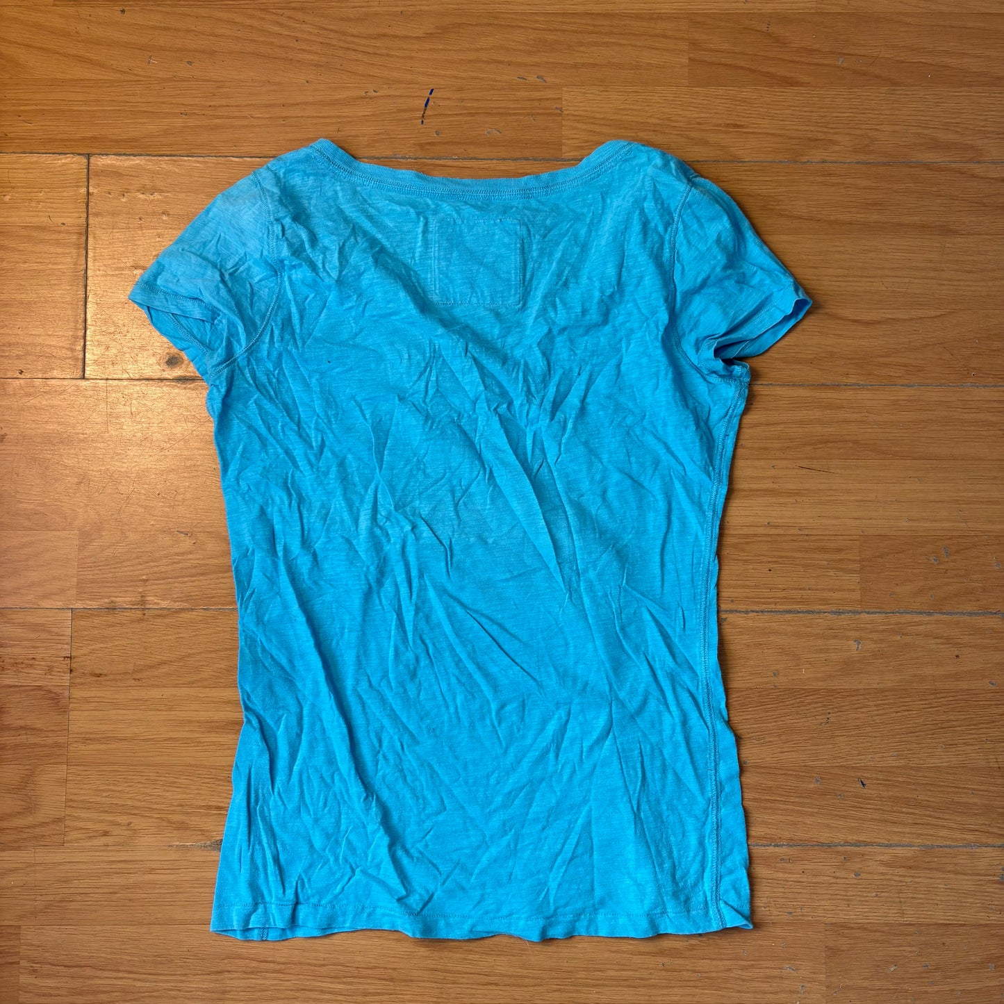 T-shirt turquoise - Abercrombie & Fitch - Taille L