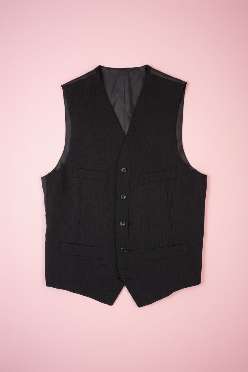Gilet sans manches noir – by Zainab