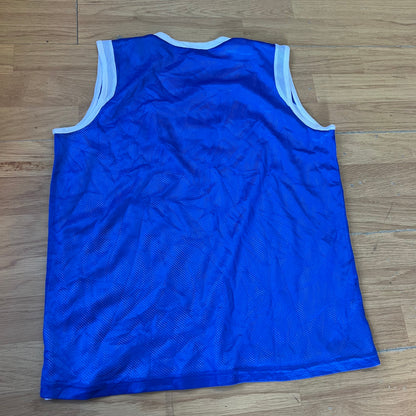 T-shirt basketball réversible bleu et blanc - King City Recreation - Taille Youth L