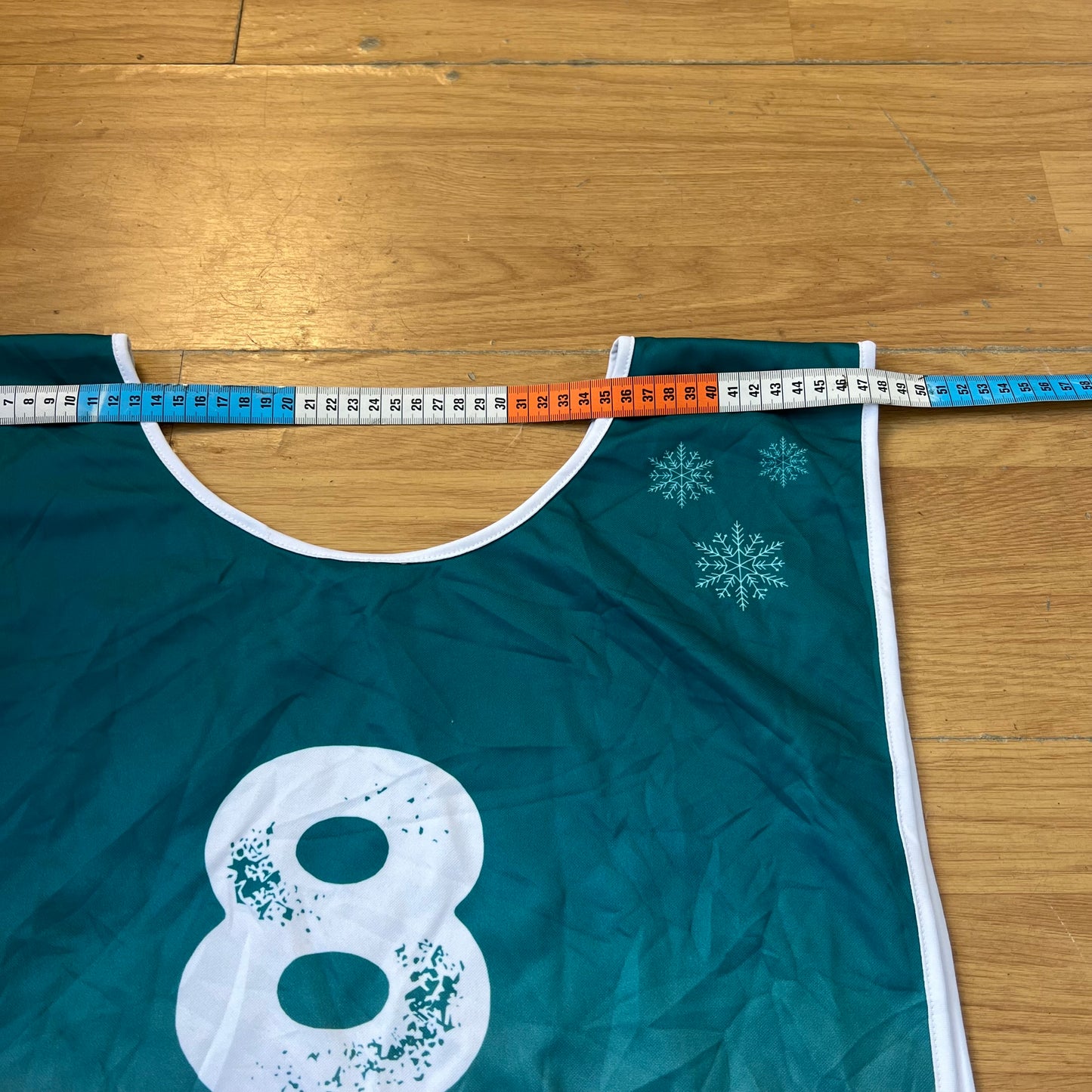 T-shirt de sport vert et blanc pour ski - Taille XL