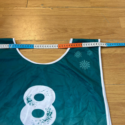 T-shirt de sport vert et blanc pour ski - Taille XL