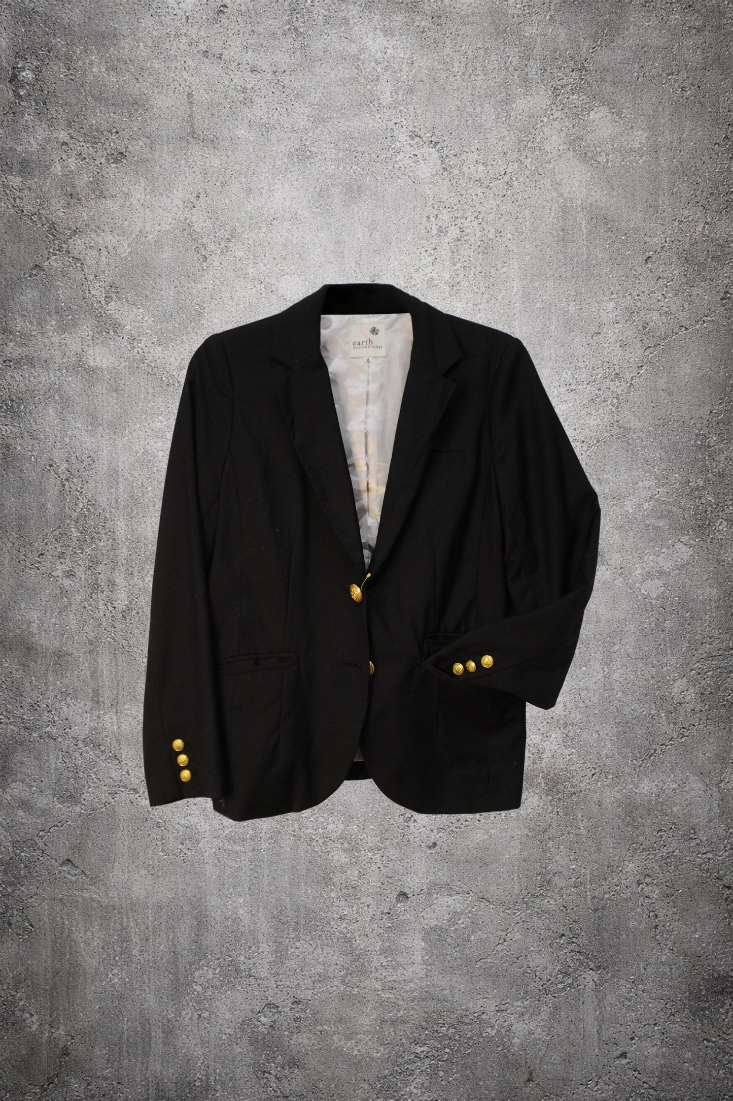 Blazer noir Earth Music & Ecology – Taille – S
