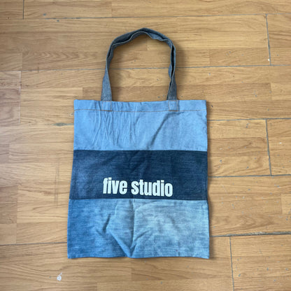 Sac tote bag en denim - Five Studio by SARLOTTE
