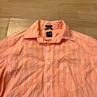 Chemise rayée orange - Gap - Taille S (Relaxed Fit)