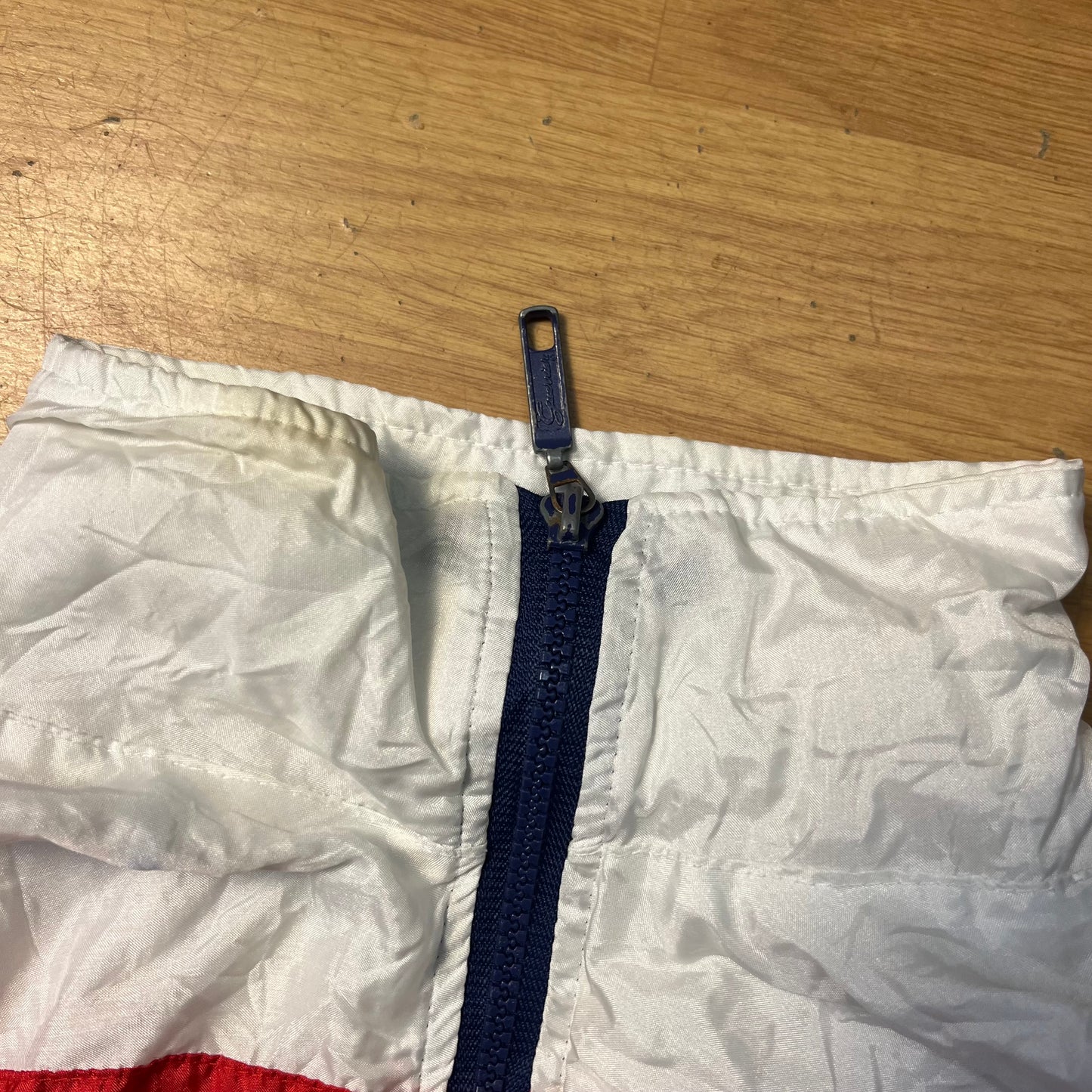 Veste coupe-vent blanc, bleu et rouge - Ellesse - Taille M