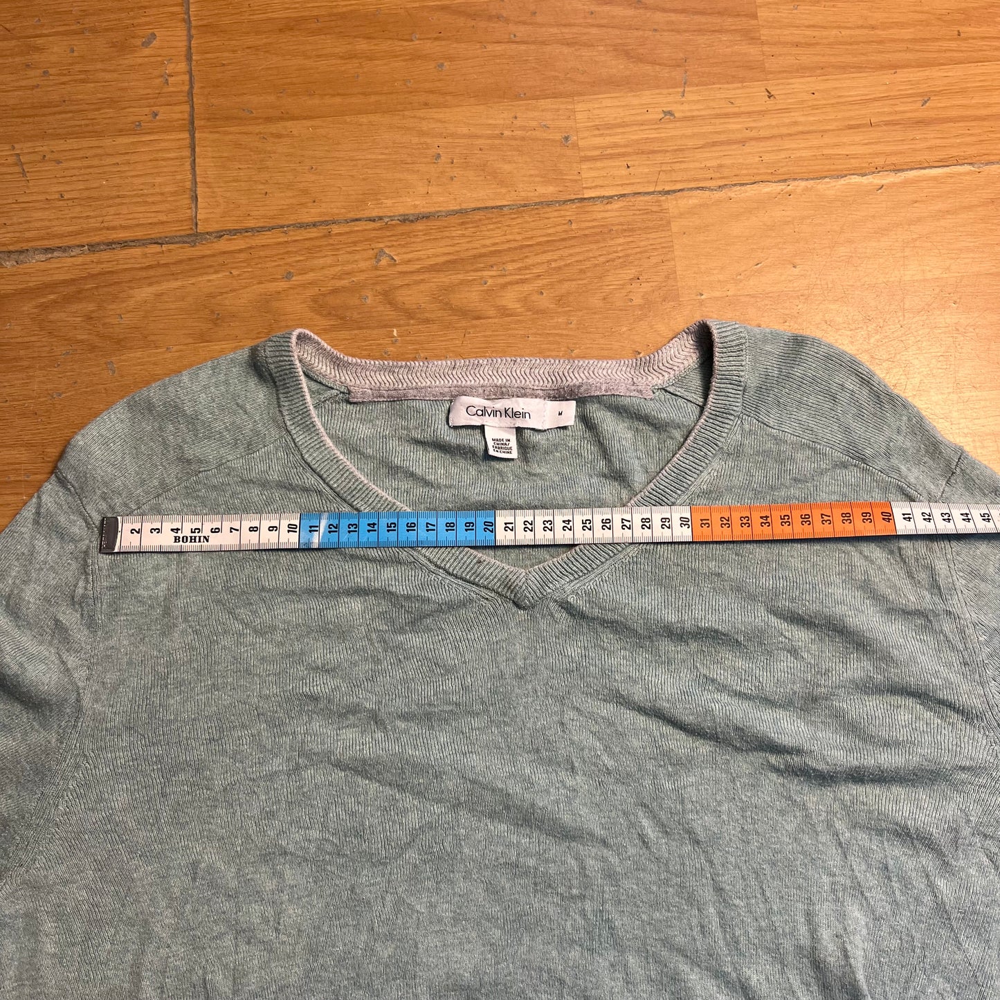 Pull turquoise Calvin Klein – Taille M