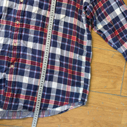 Chemise à carreaux rouges et bleus - Tommy Hilfiger - Taille M
