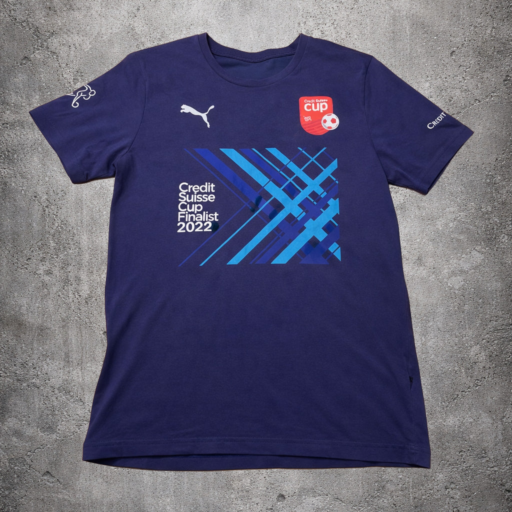 T-shirt manches longues bleu foncé Puma – Taille – S
