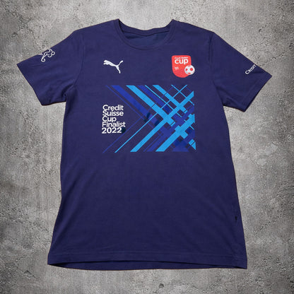 T-shirt manches longues bleu foncé Puma – Taille – S