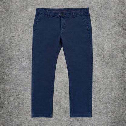 Pantacourt bleu à carreaux - Tommy Hilfiger - Taille M