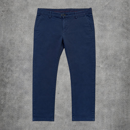 Pantacourt bleu à carreaux - Tommy Hilfiger - Taille M