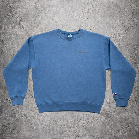 Sweatshirt crewneck bleu - Champion - Taille XL
