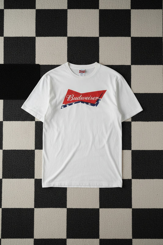 T-shirt blanc imprimé vintage – BY SARAH LANG