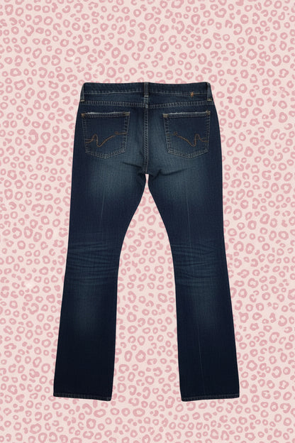 Jeans Flare Low Rise - by SARLOTTE - Taille : 40