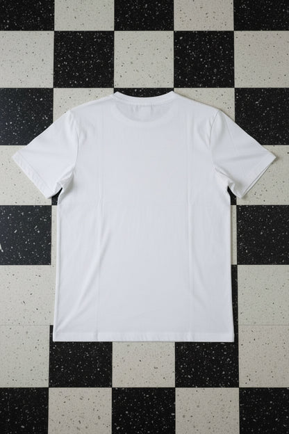 T-shirt blanc imprimé vintage – BY SARAH LANG