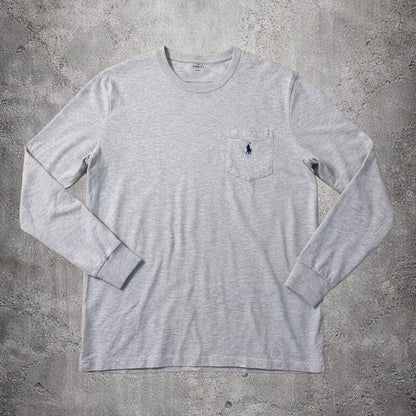 Sweat gris Ralph Lauren – Taille – XL