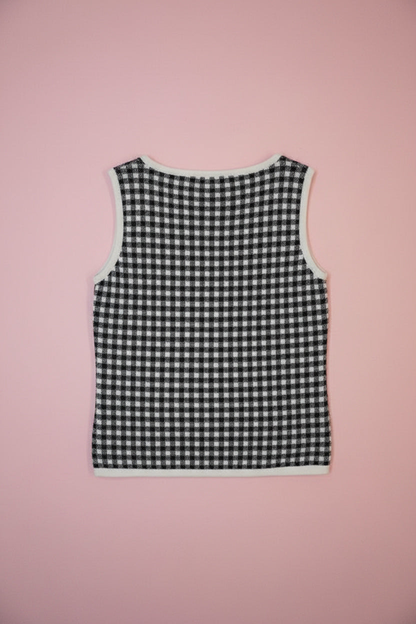 Top femme cropped en tweed – by Zainab