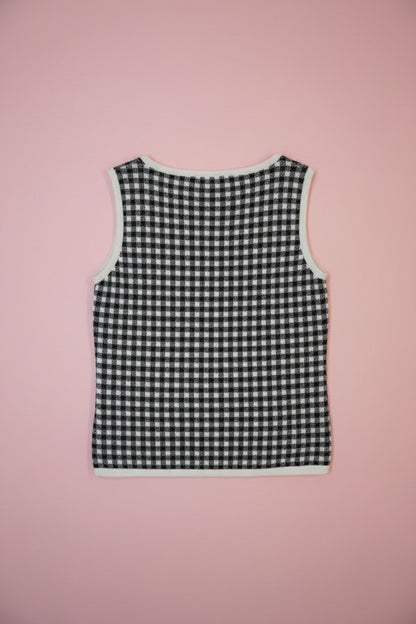 Top femme cropped en tweed – by Zainab