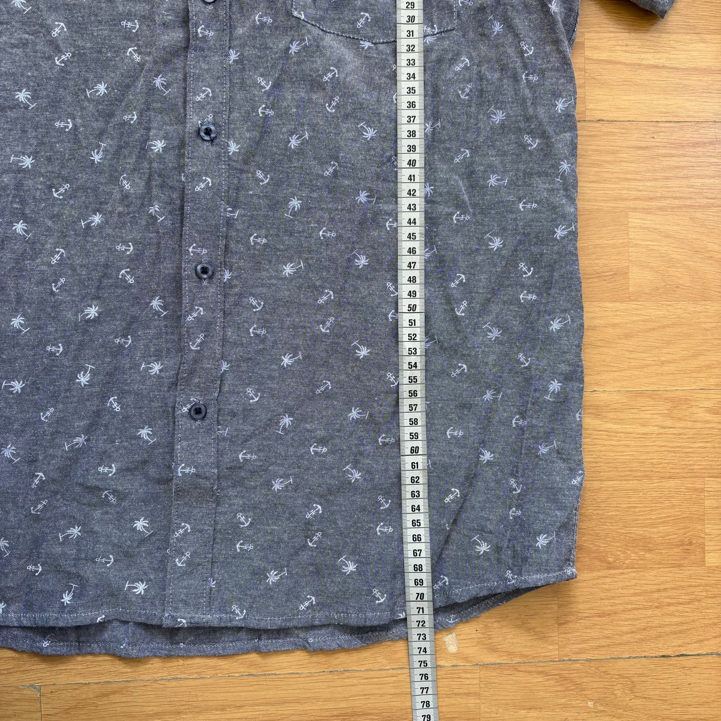 Chemise manches courtes grise - Montage - Taille L