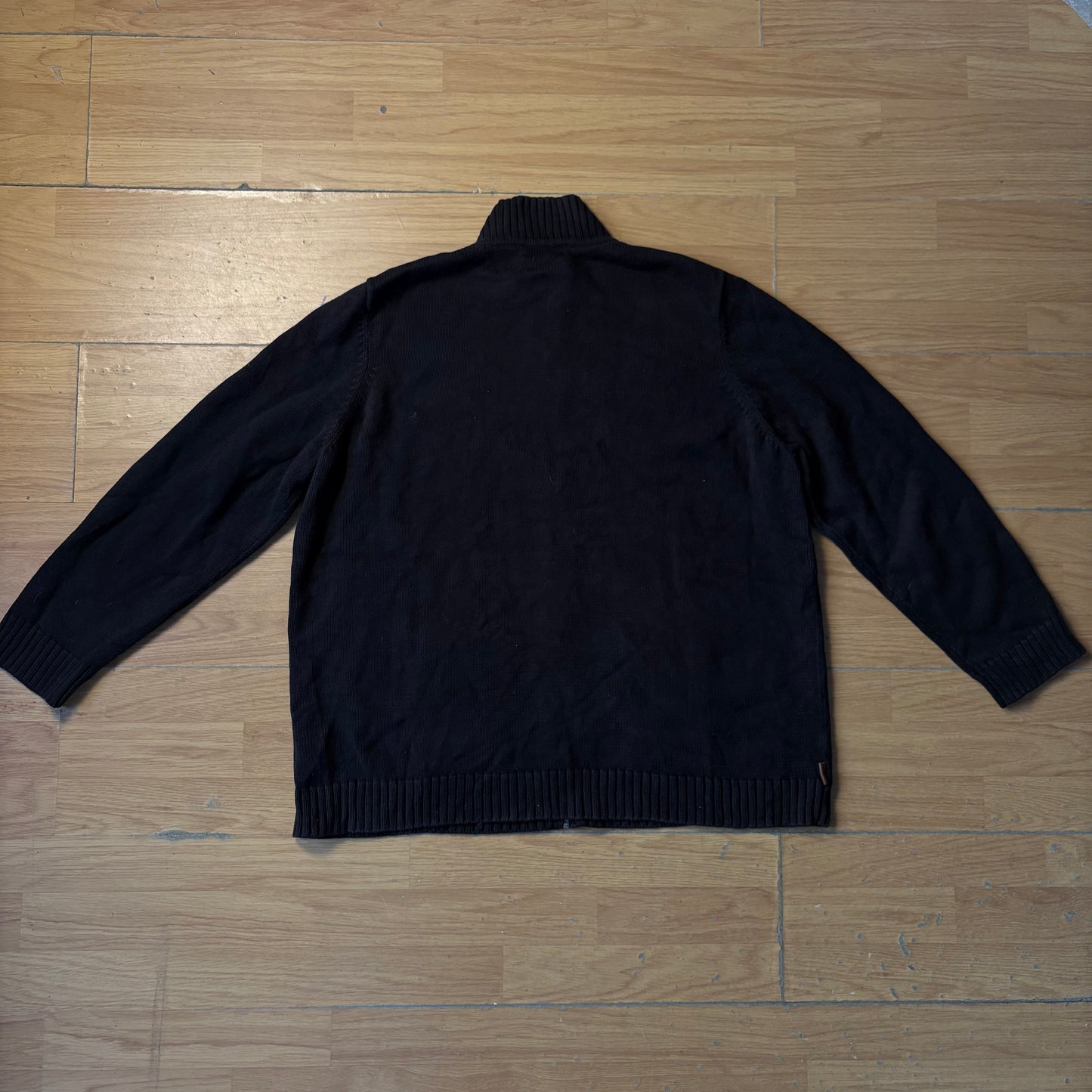 Pull zippé noir - Ralph Lauren - Taille XXL