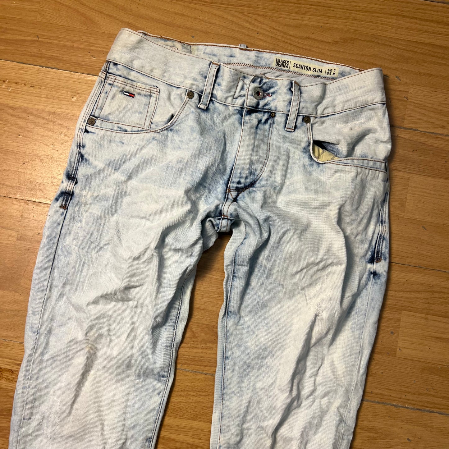 Jean denim clair - Tommy Hilfiger Scranton Slim - W30 L34