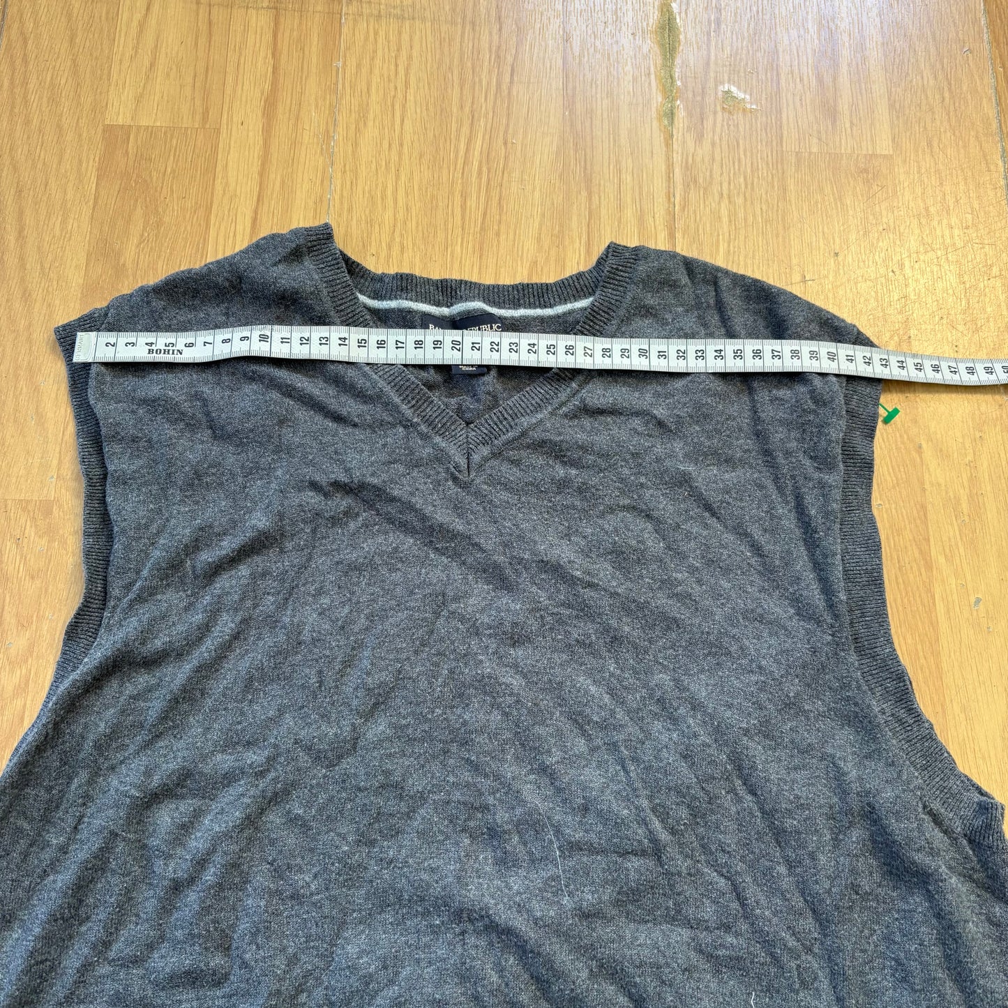 Gilet sans manches gris - Banana Republic - Taille L