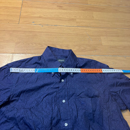 Chemise manches courtes bleu foncé - Topvalu Premium - Taille S