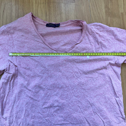 T-shirt Ralph Lauren rose clair – Taille XL
