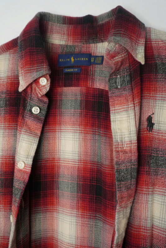 Chemise carreaux rouge Ralph Lauren – Taille – XS