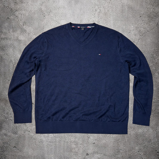 Pull bleu marine - Tommy Hilfiger - Taille 5XL