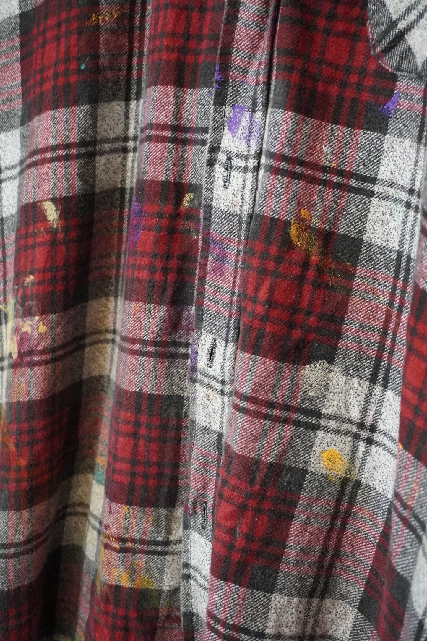 Chemise Flanelle Rouge et Noir - Taille L - By CHRIS
