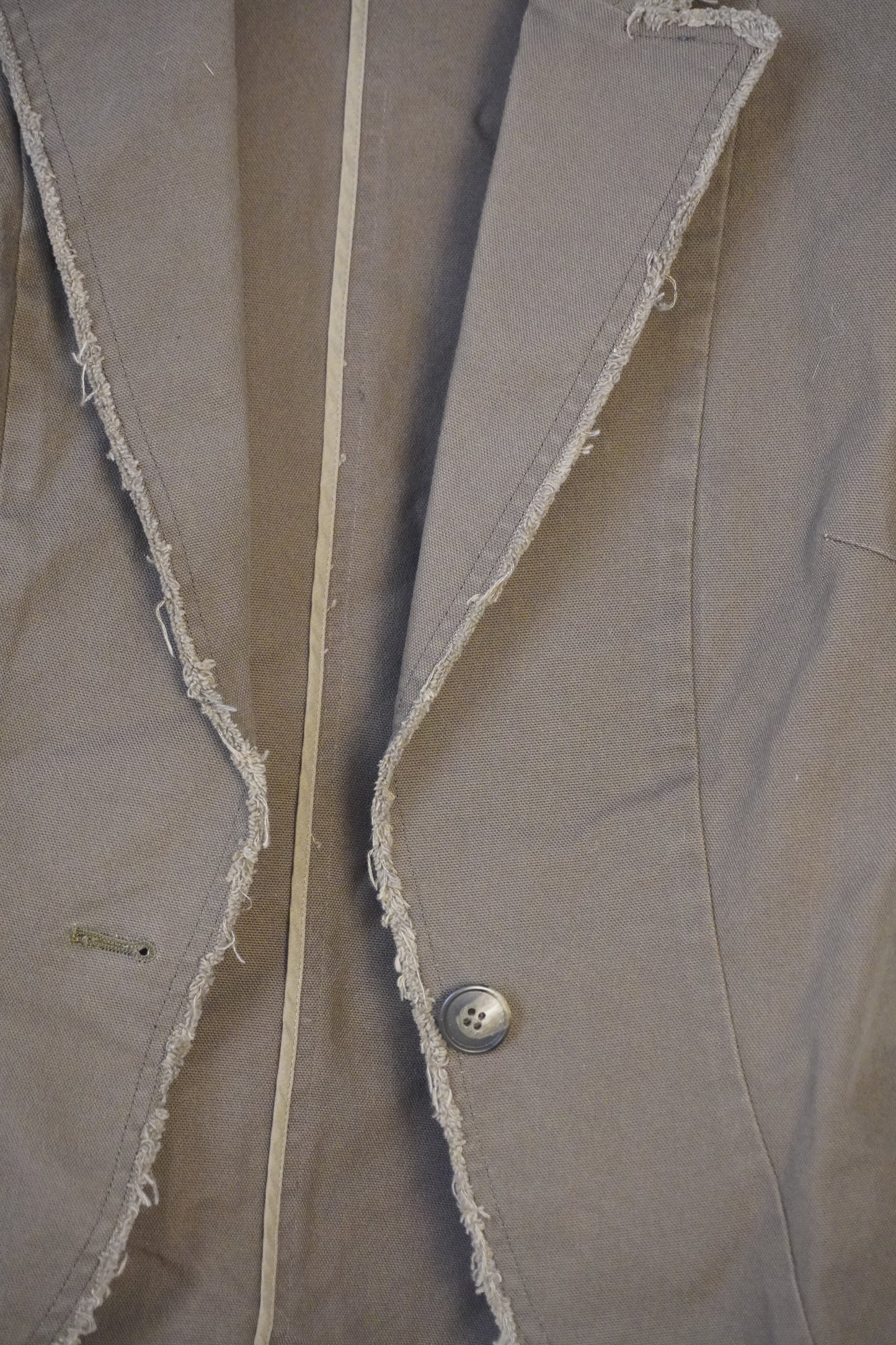 Veste en denim vert sauge foncé – BY SARLOTTE