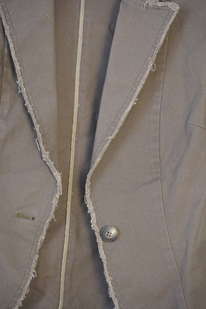 Veste en denim vert sauge foncé – BY SARLOTTE